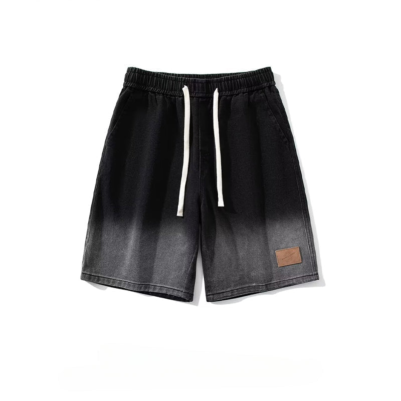 Cool Gradient Denim Shorts - APEX MADE