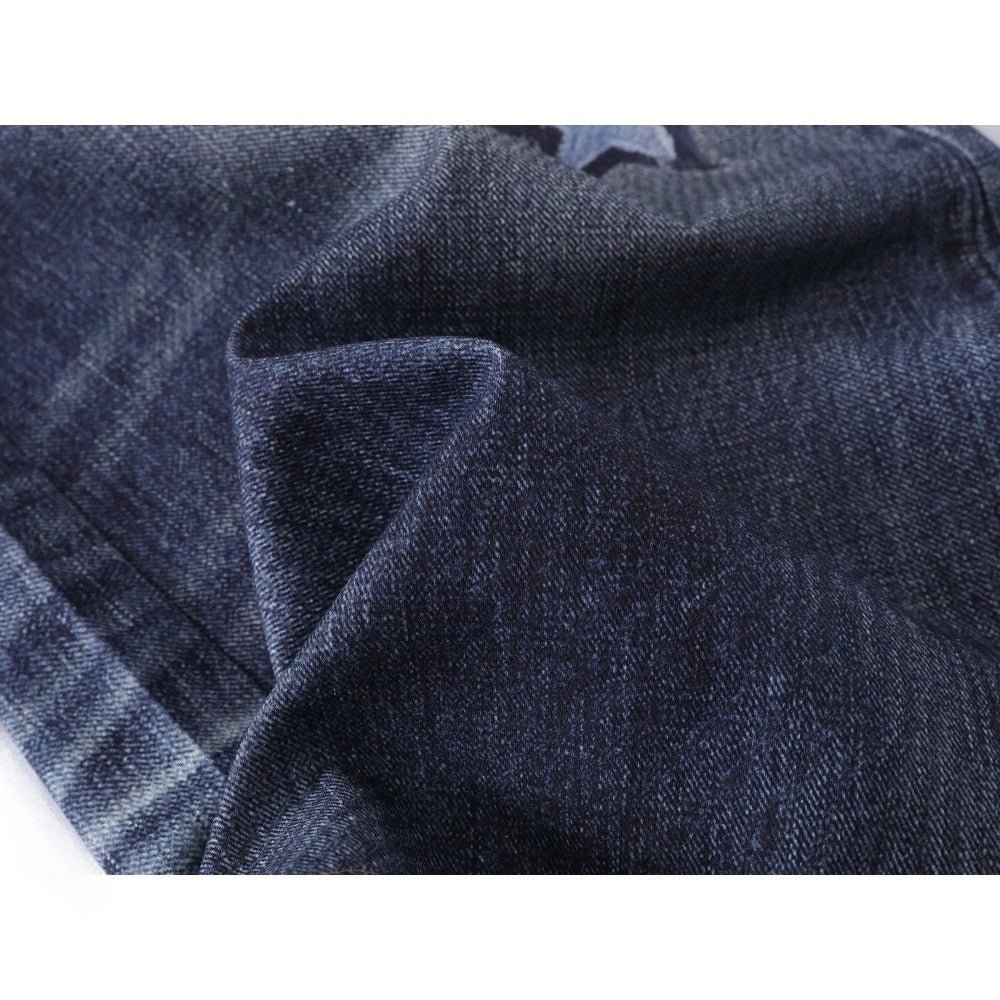 Hip-Hop Patchwork Street Jeans - APEX MADE