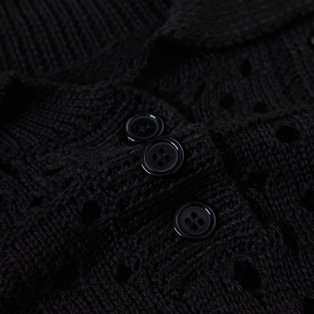 Hollow Mesh Grid Polo - APEX MADE