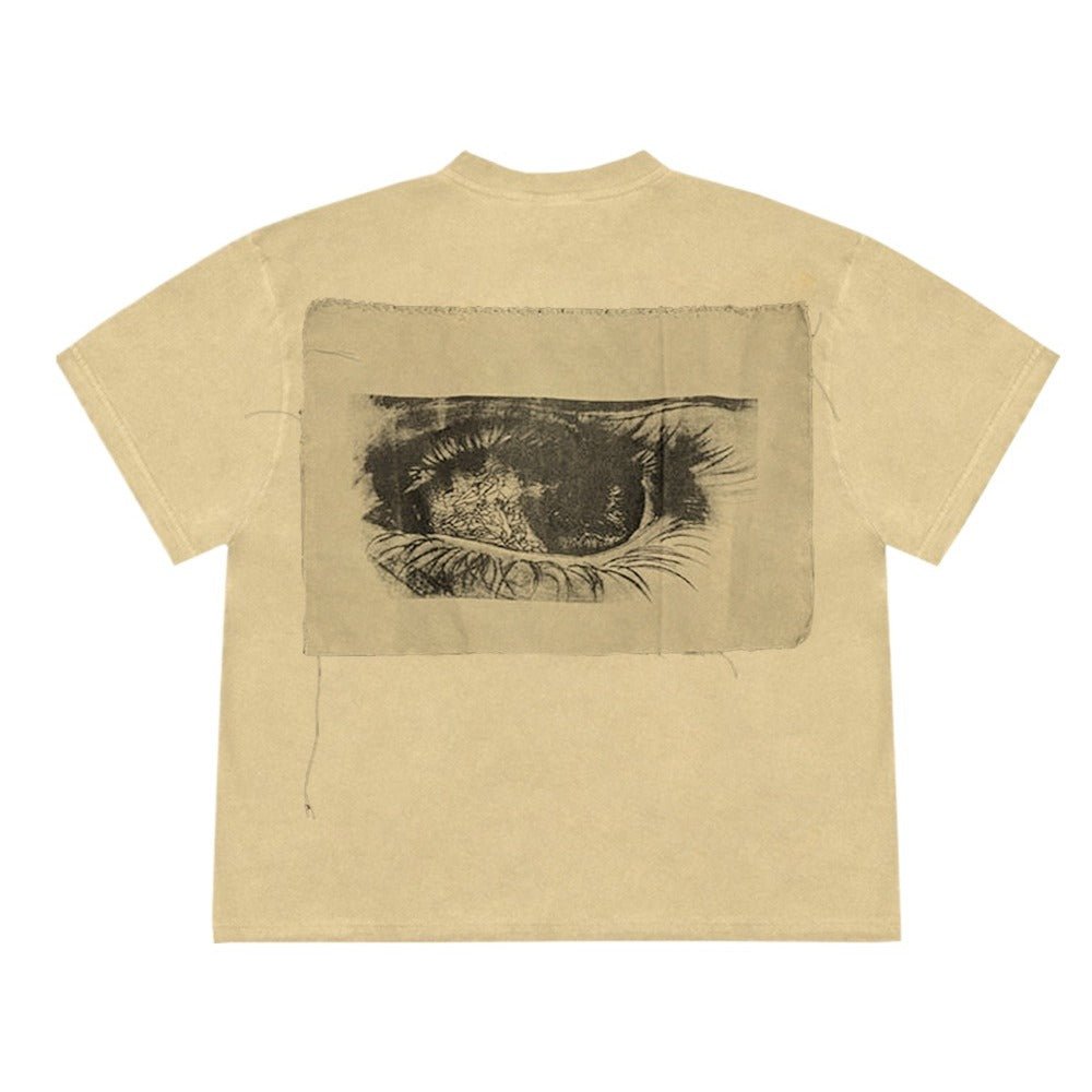 Mottled Patchwork Art T-Shirt - APEX MADE