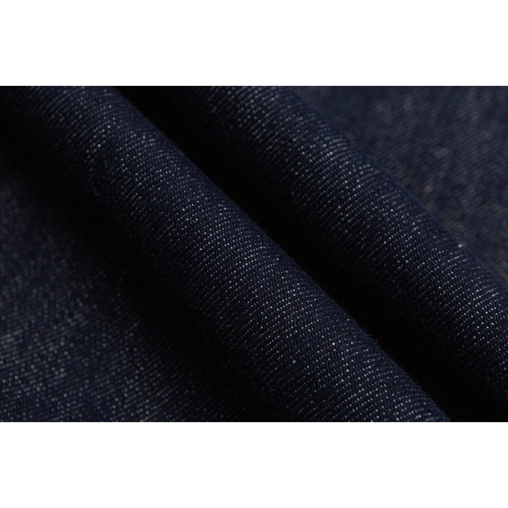 Side Button Raw Denim Balloon Jeans - APEX MADE