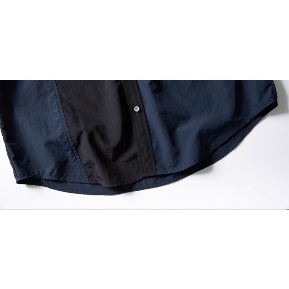 Simple Color Patch Shirt - APEX MADE