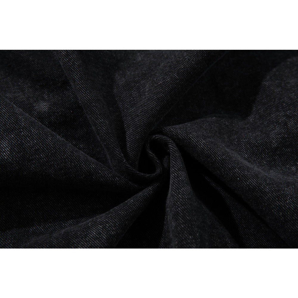 Washed Denim Toggle Hoodie - APEX MADE