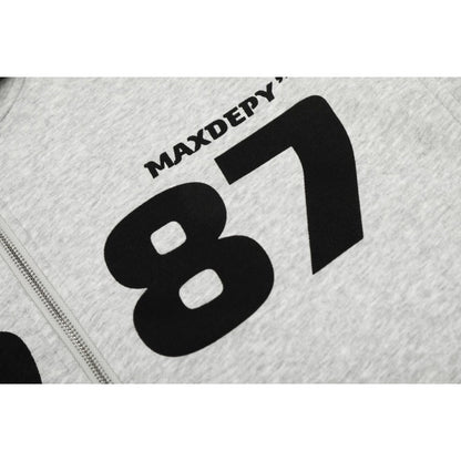 1987 Retro Three - Bar Patch Hoodies - Thrashink