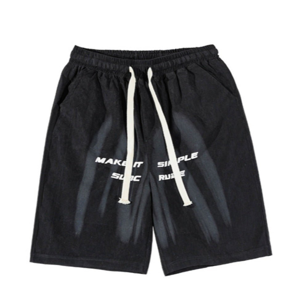 Brush Rude Drawstring Sport Shorts - APEX MADE