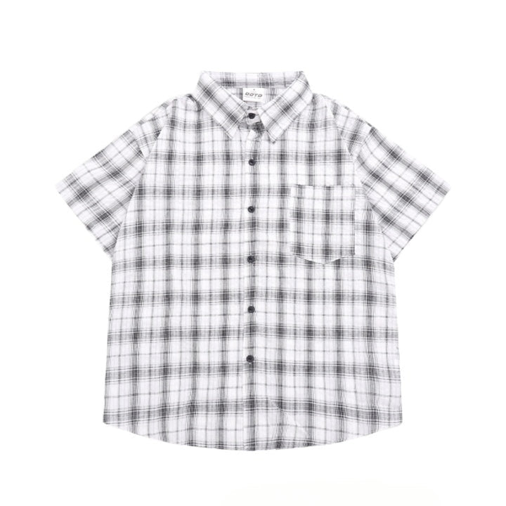 Classic Contrast Check Shirt - APEX MADE
