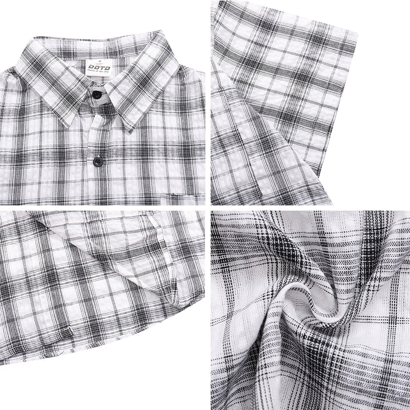 Classic Contrast Check Shirt - APEX MADE