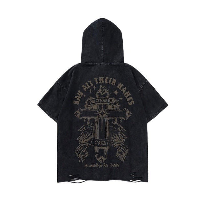 Cross Hoodie T-Shirt - APEX MADE