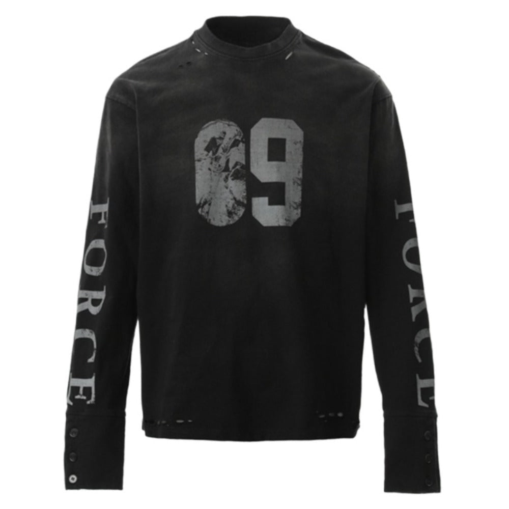 Force 09 Gradient Distressed Long Sleeve - APEX MADE