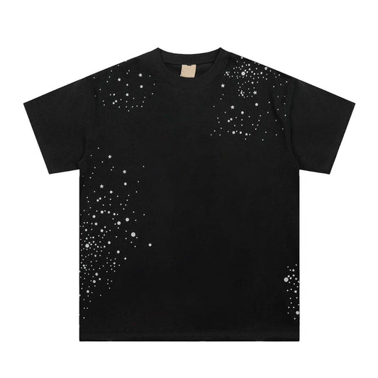 Galaxy Starry Rhinestone T-Shirt - APEX MADE