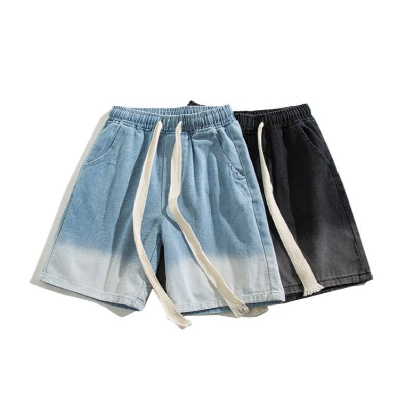 Gradient Bermuda Denim Shorts - APEX MADE