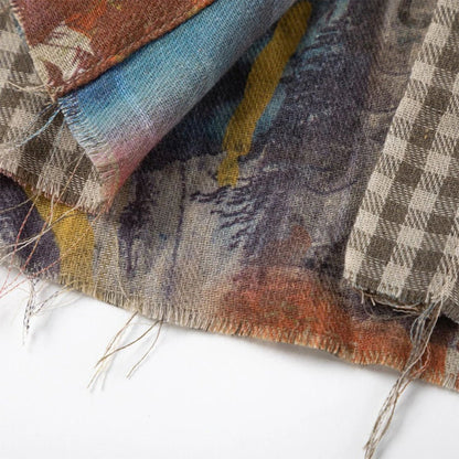 Graffiti Reversible Plaid Shirt - APEX MADE