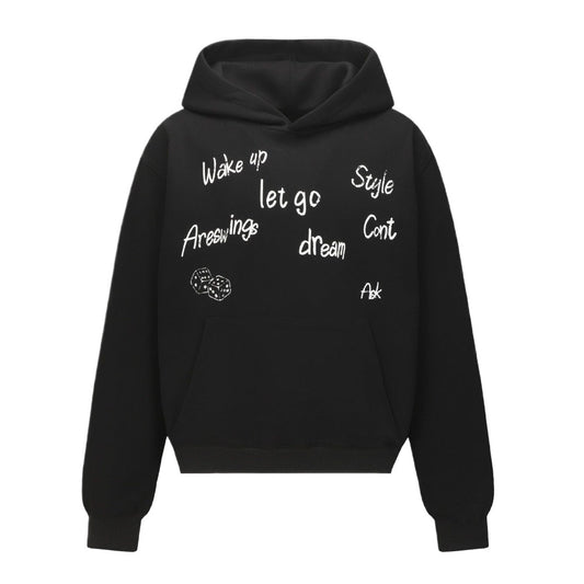 Lifestyle Slogan Hoodie - Thrashink