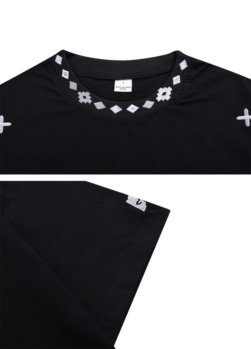 Necklace Embroidered T-Shirt - APEX MADE