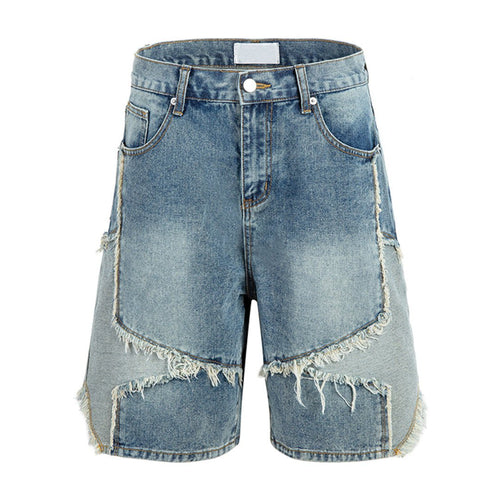 Rebel Star Denim Shorts - APEX MADE