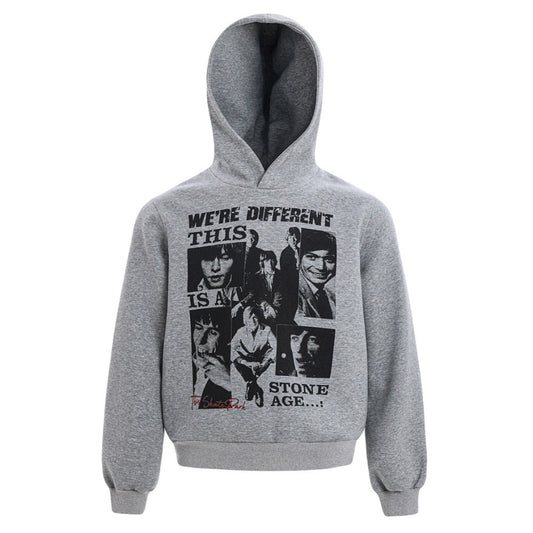 Retro Character Collage Pattern Printed Hoodie - Thrashink