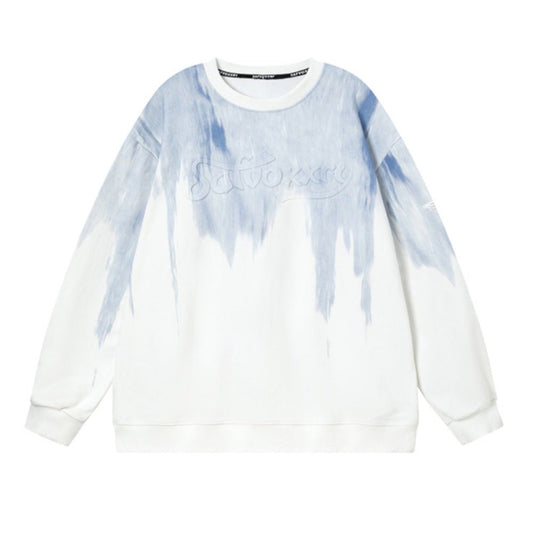 Retro Graffiti Drip Dye Sweatshirt - Thrashink