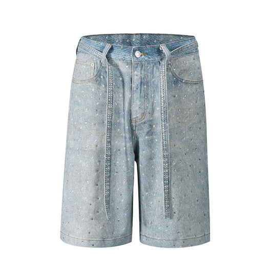Rhinestone Rodeo Shorts - Thrashink