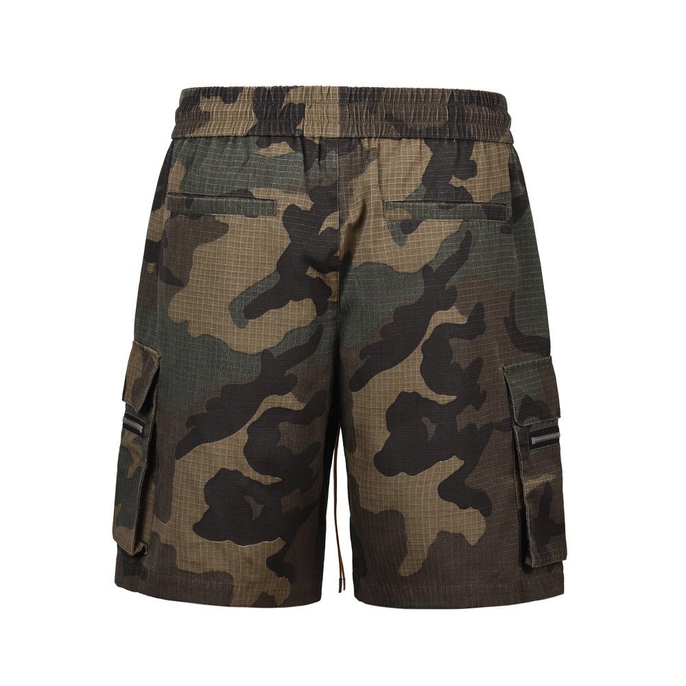 RO Washed Camo Cargo Shorts - APEX MADE