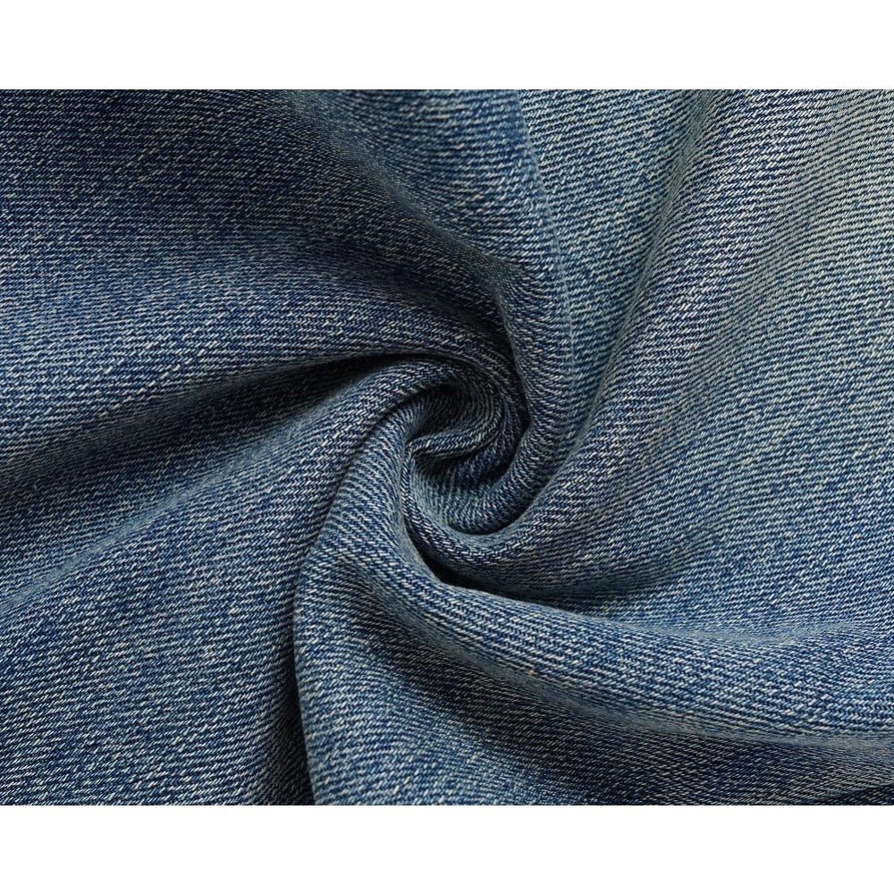 Simple Washed Distressed Jeans - APEX MADE