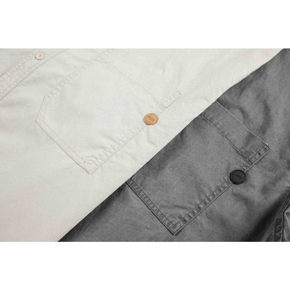 Simple Washed Workwear Shirt - Thrashink
