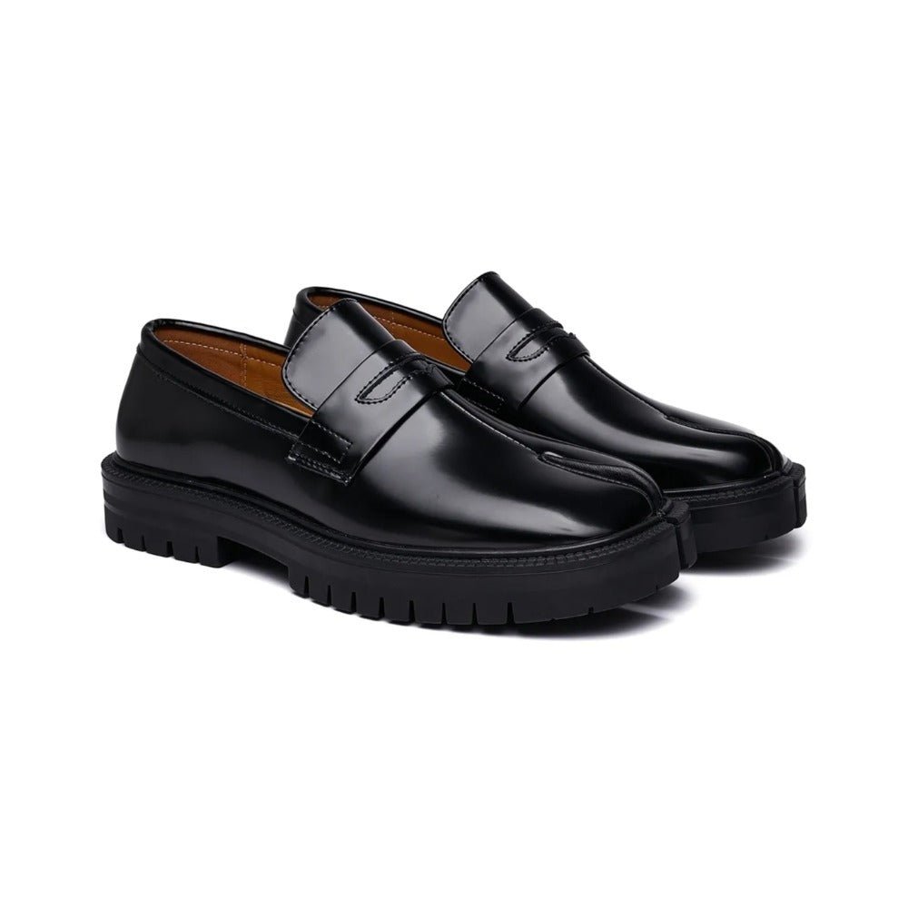 Tabi Cowhide Loafers - Thrashink