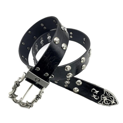 Thorns Goth Punk Rivet Belt - APEX MADE