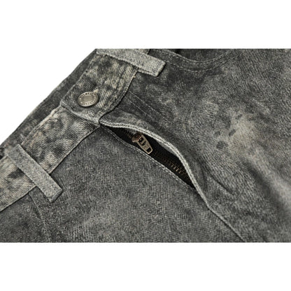 Vintage Deconstructed Scimitar Jeans - Thrashink