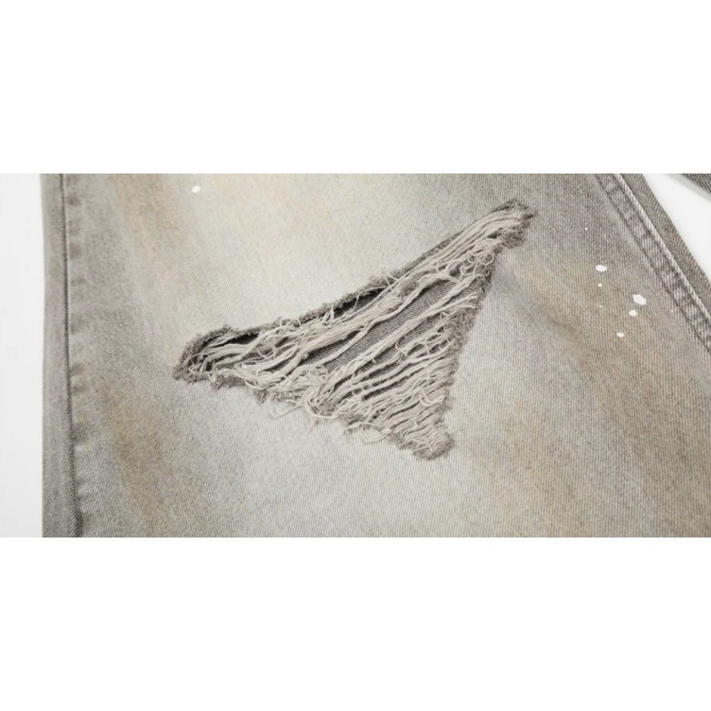 Vintage Ink Splashed Machete Jeans - APEX MADE